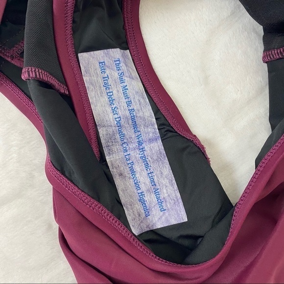 NEW NWT COASTAL BLUE Wrap Halter One Piece Swimsuit MEDIUM - Picture 9 of 9